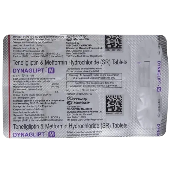 dynaglipt m tablet 10's